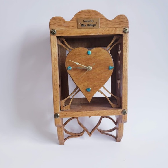 HAND MADE WOODEN CARVED WALL clocks - Picture 1 of 8